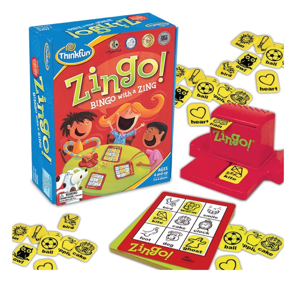 😊 NEW NIB ThinkFun Zingo! Bingo Game kids 4+